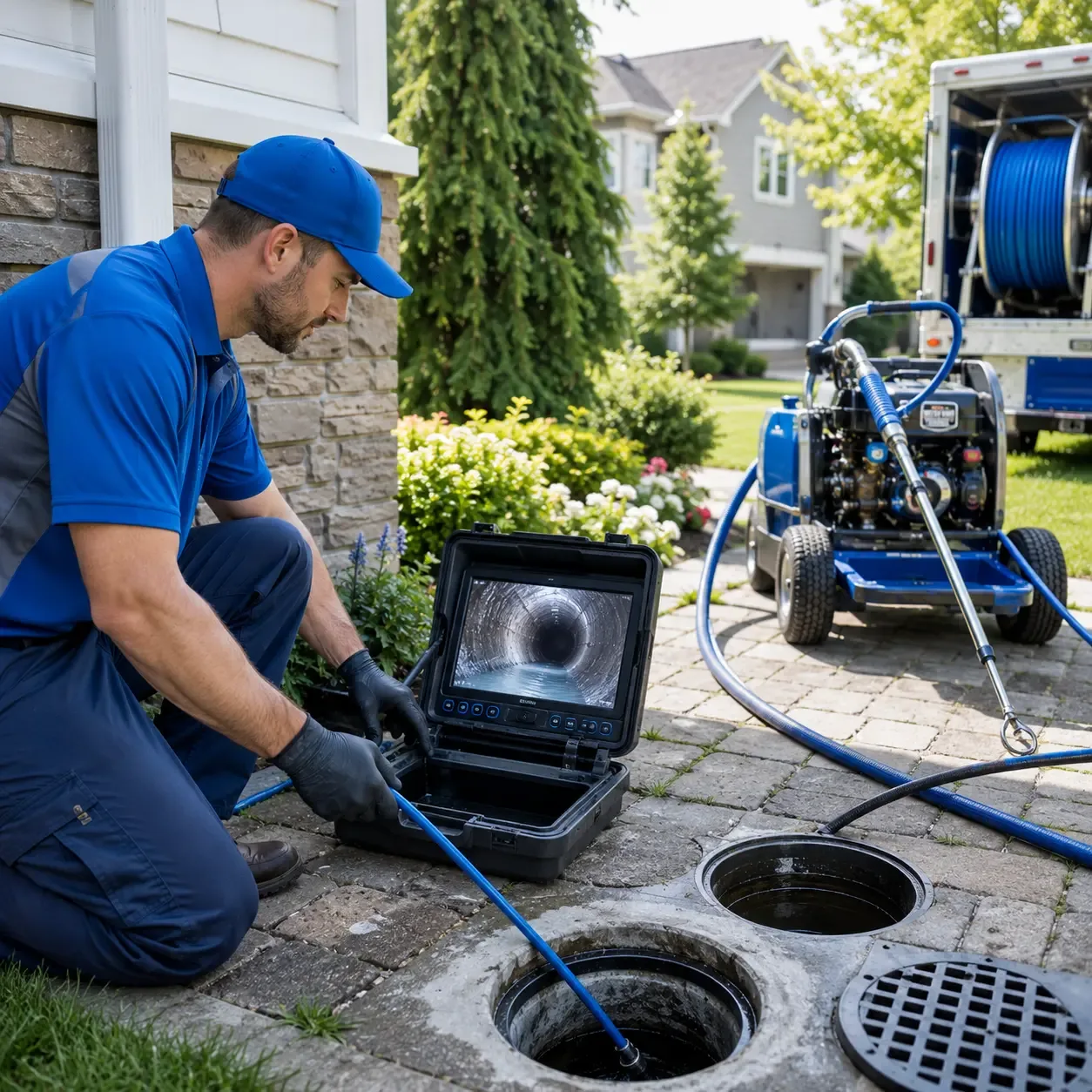 Outdoor drain cleaning professionals serving Purdon, TX